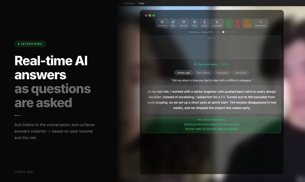 Ace AI Review: The Complete Toolkit for Sales & Interviews