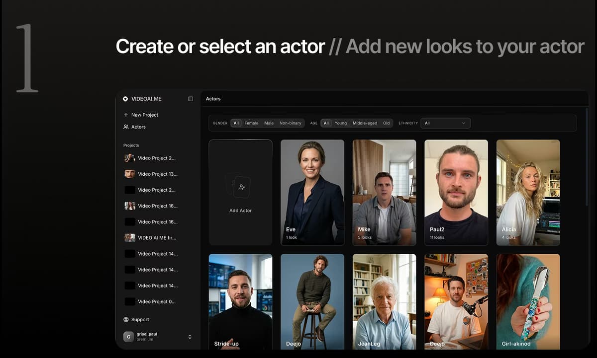 VIDEO AI ME Review: Realistic AI Actors for Your Videos