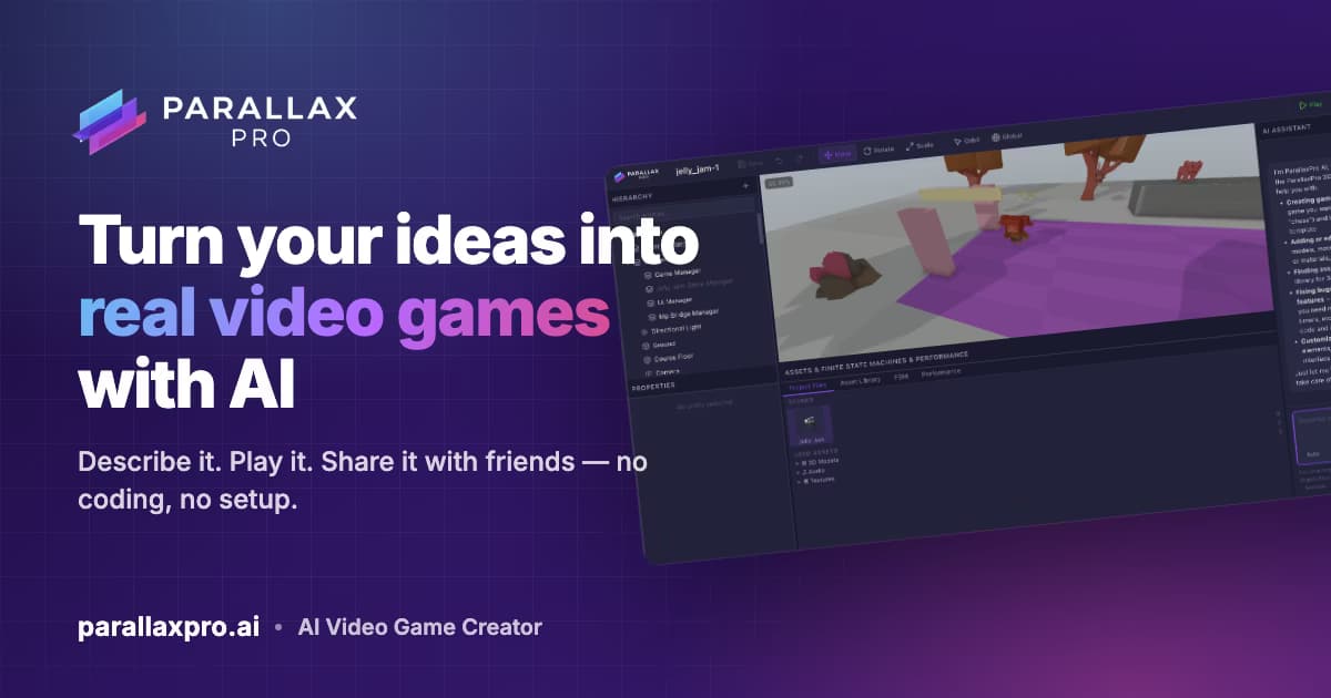 ParallaxPro Review: Turn Prompts into Video Games with AI