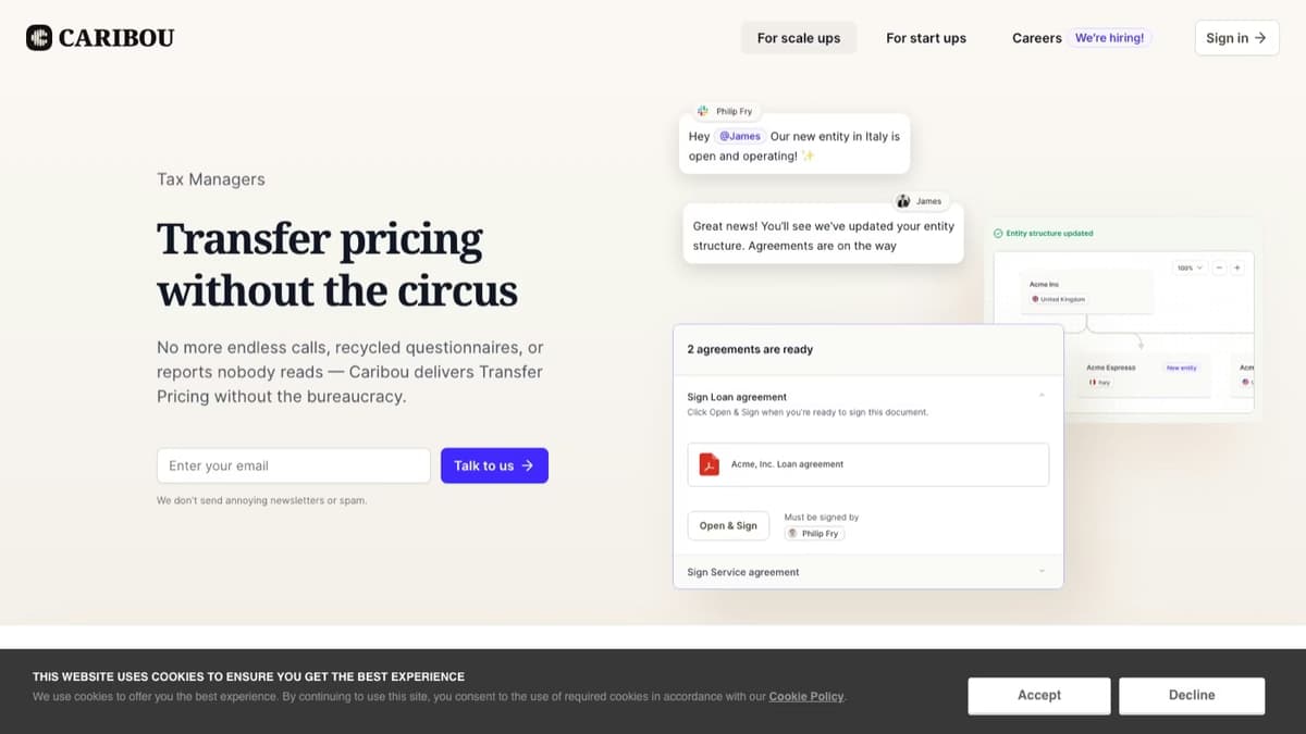 Caribou AI Review: Autonomous Tax Firm for Businesses